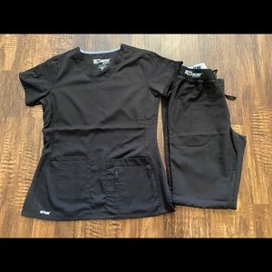 Womens Greys Anatomy Scrub Set size small